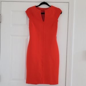 Orange short sleeved Zara dress